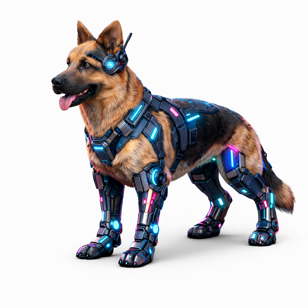 Pets: Cyberpunk Neon Style