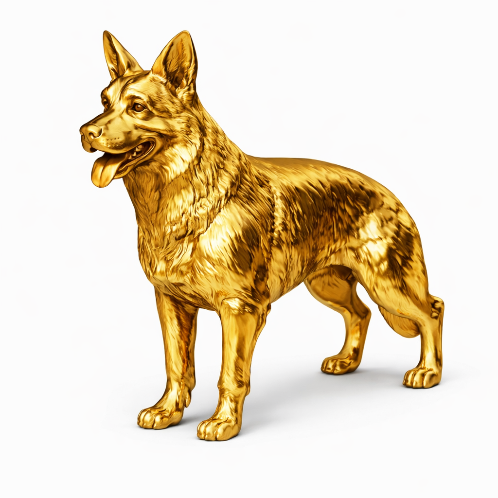 Pets: Luxury Matte Gold